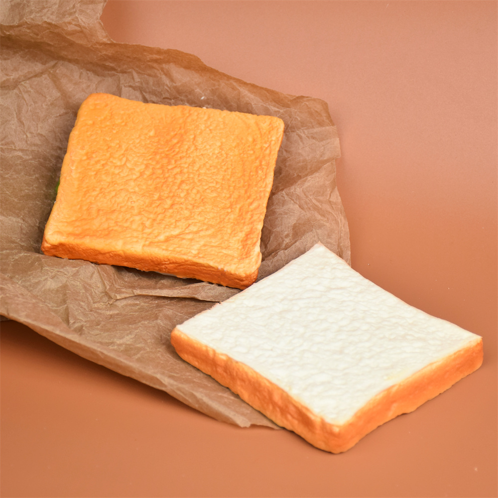 Home Cooking Meals - PU Simulated Cooking Toast Slice Bread