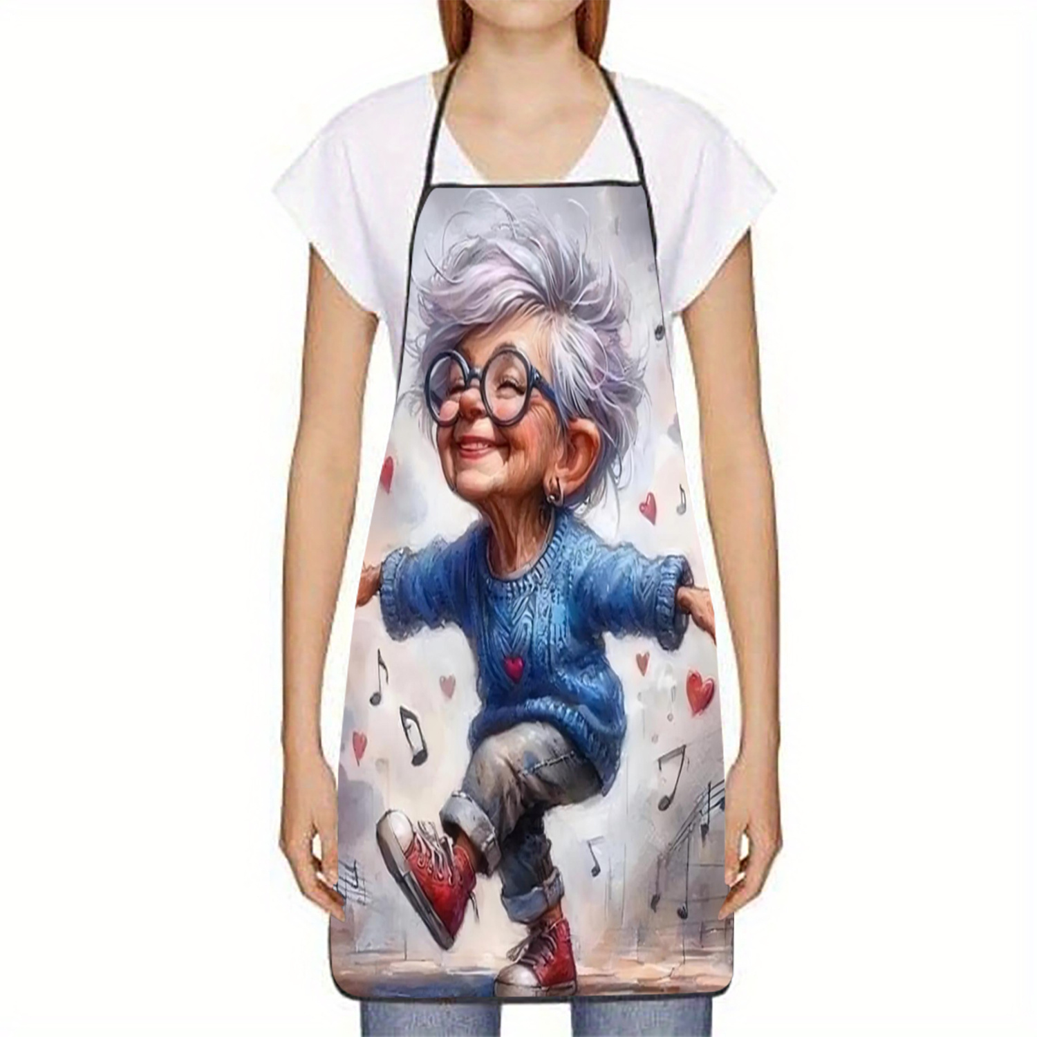 Funny Dancing Grandma Apron, C - Mom'S Home Cooking recension och pris