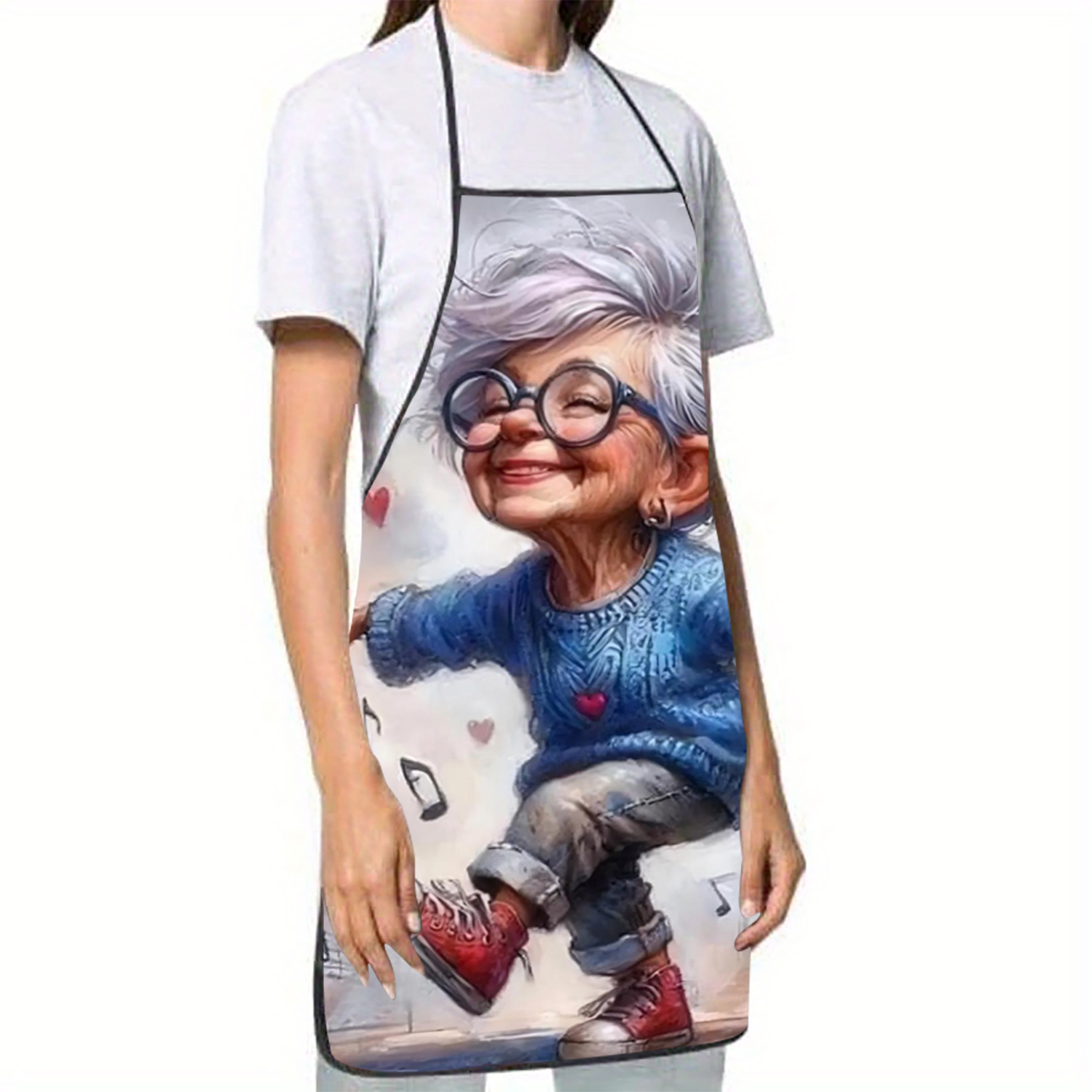 Funny Dancing Grandma Apron, C - Mom'S Home Cooking recension och pris