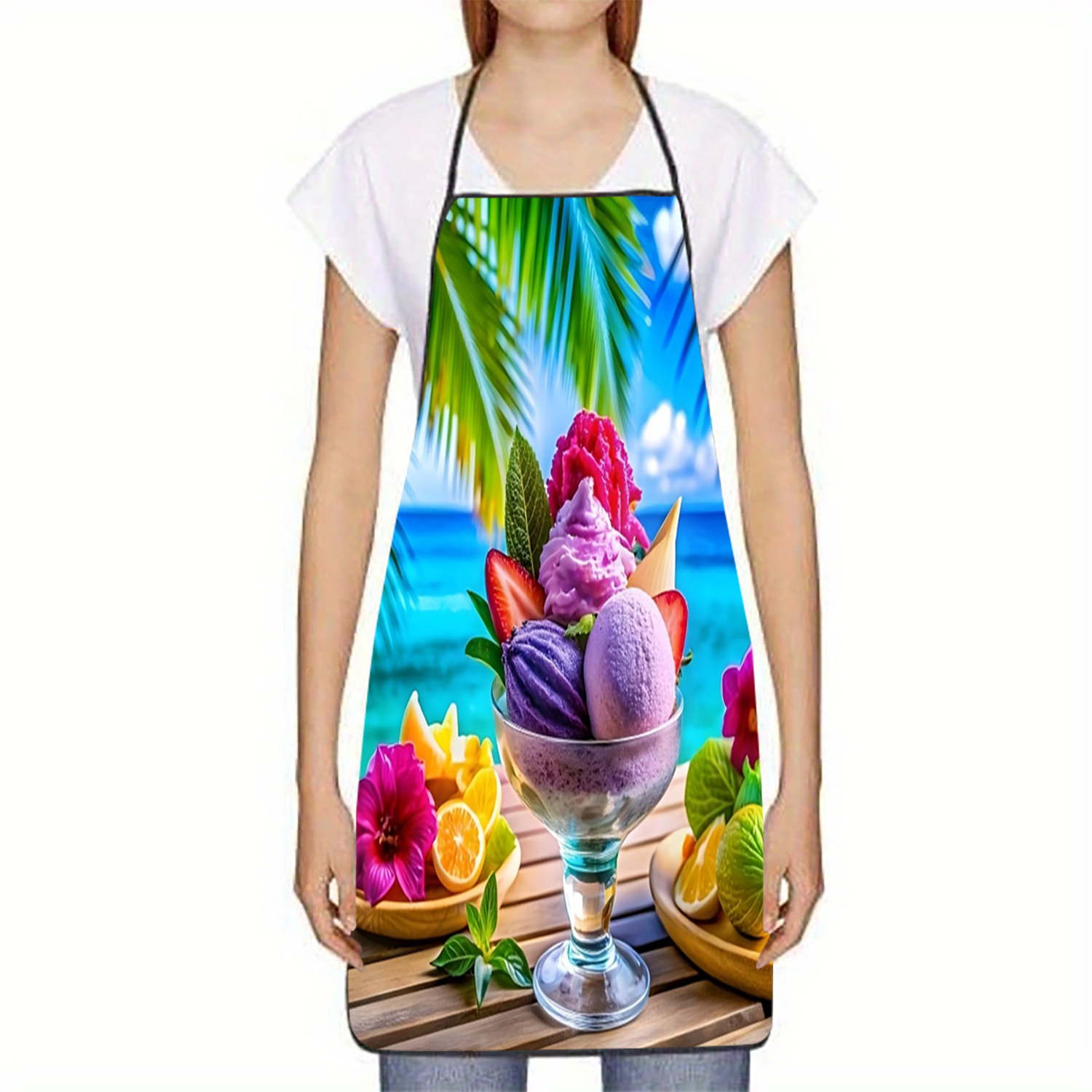 Tropical Ice Cream Fruit Apron - Mom'S Home Cooking recension och pris