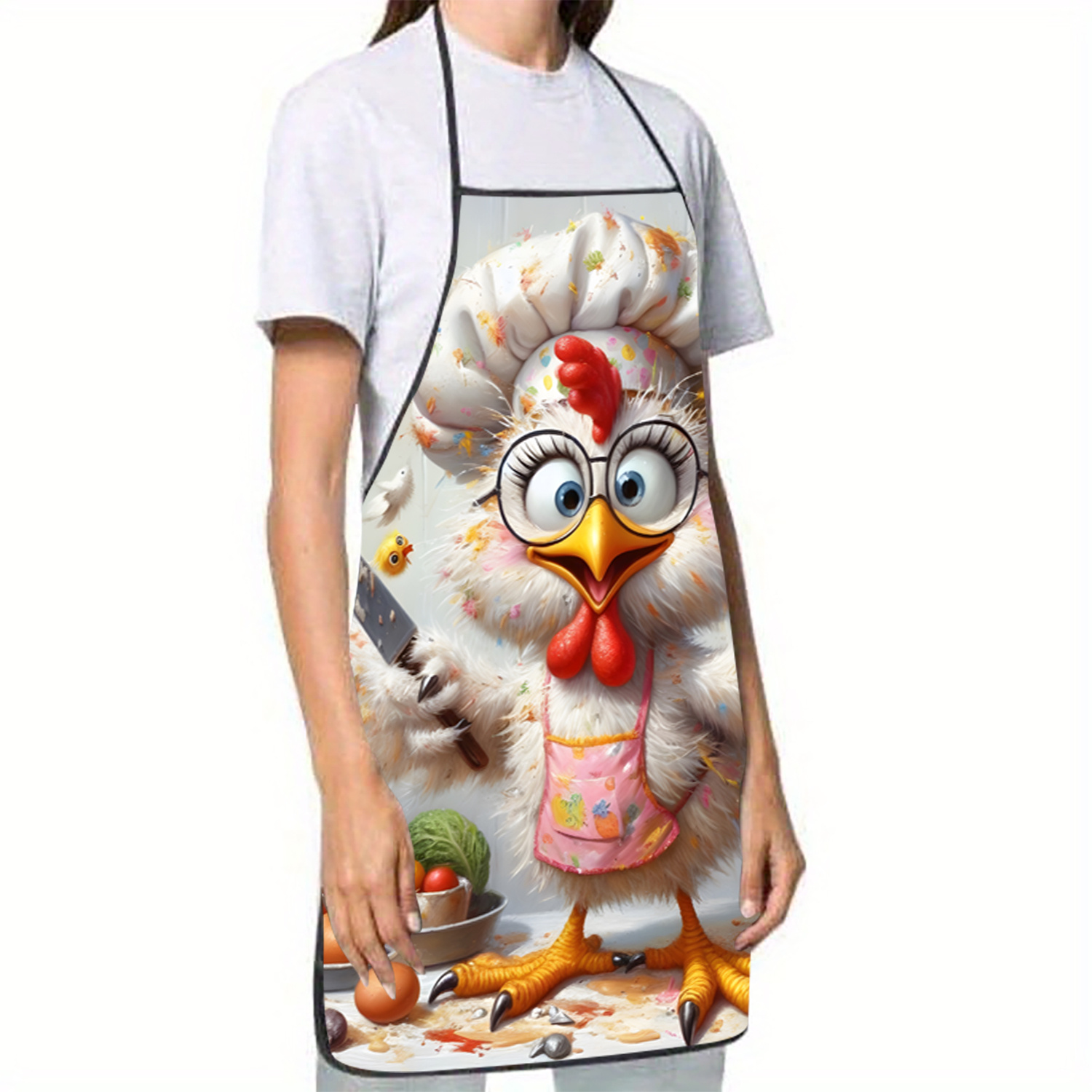 Funny Chef Chicken Apron, Cart - Mom'S Home Cooking recension och pris