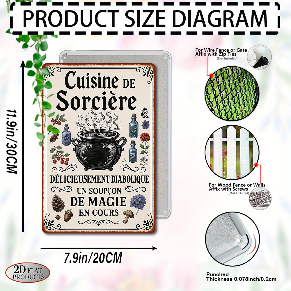 2D Flat, 1 Piece Vintage Gothi - Home Cooking Easy Recipes recension och pris
