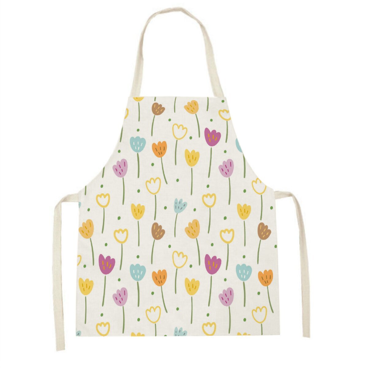 Pink tulip kitchen apron Clean - Home Cooking Meals recension och pris