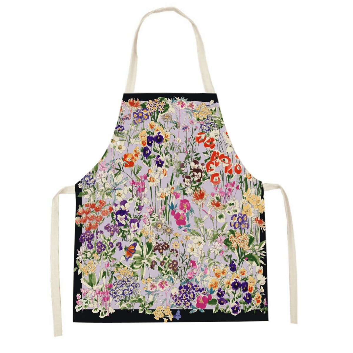 Pink tulip kitchen apron Clean - Home Cooking Meals recension och pris