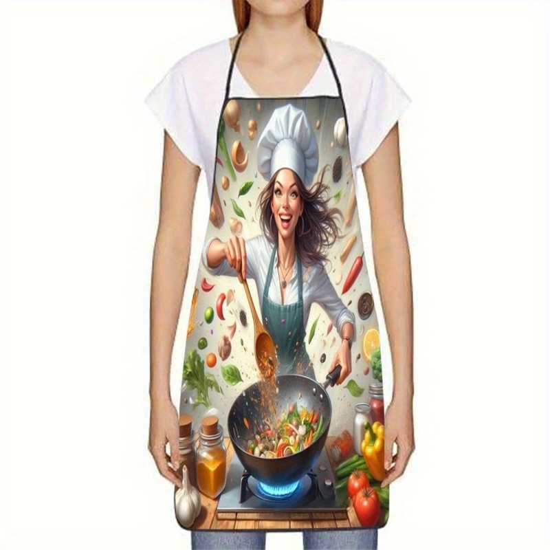 Vegetable Cooking Print Apron, - Home Cooking Meals recension och pris