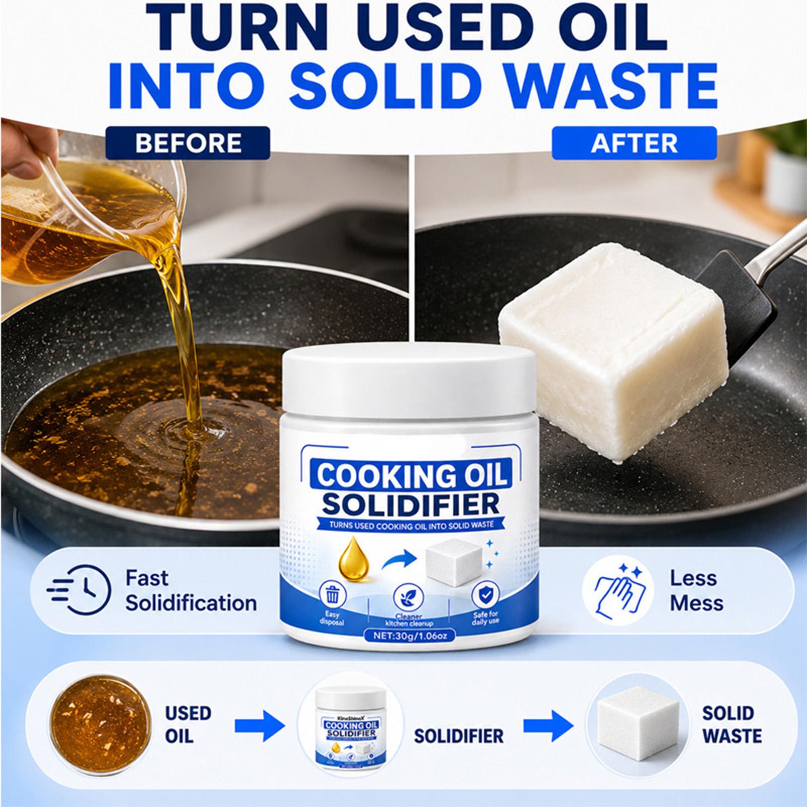 30g Cooking Oil Solidifier Kit - Home Cooking Meals recension och pris