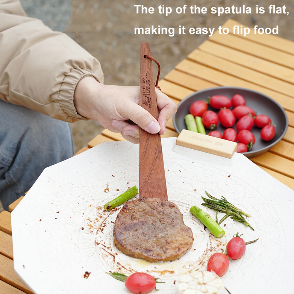 Outdoor Camping Wooden Spatula - Home Cooking Meals recension och pris