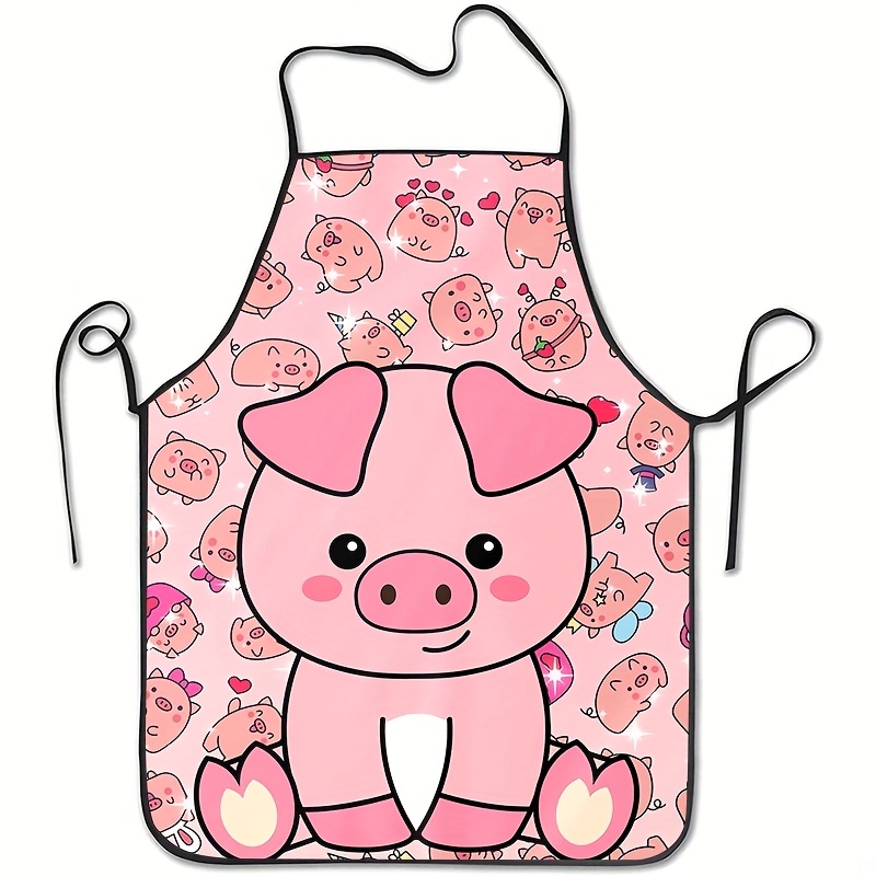 Cute Pink Pig Apron, Kawaii An - Mom'S Home Cooking recension och pris